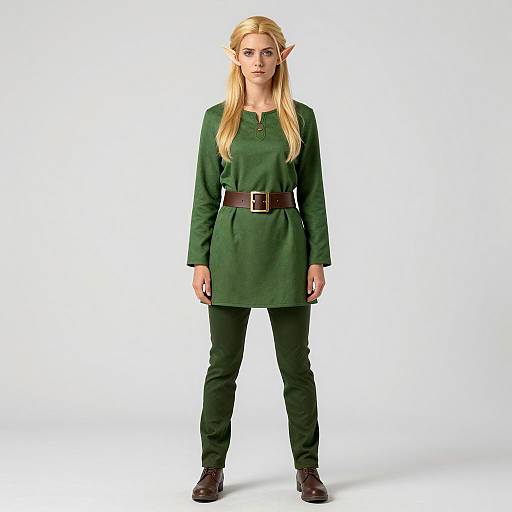 Realistic Female Elf Costume Design