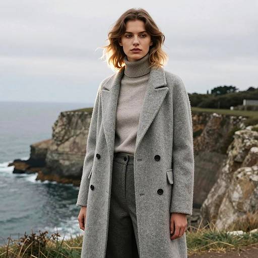 Coastal Editorial: Layered Fade in Cashmere