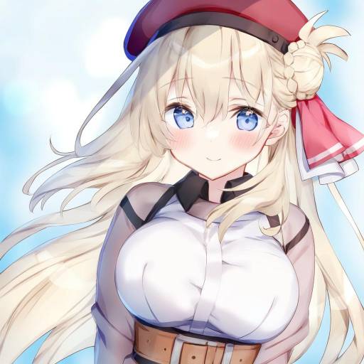 Illustration of Agnes claudel, eiyuu densetsu in the style of Kamiya maneki