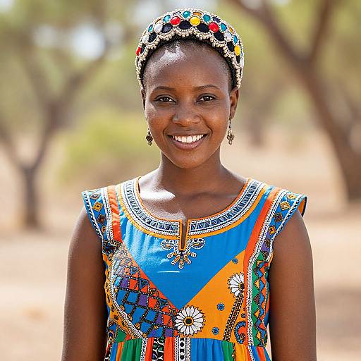 Colorful South African Heritage Dress