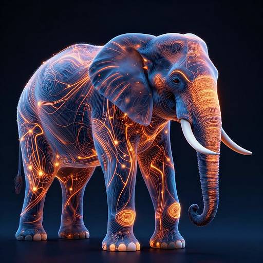 Glowing Neural Networks on Elephant