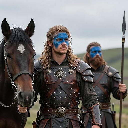 Cinematic Duel on a Distant Hill