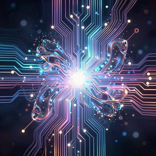 Abstract Fusion of Liquid Metal and Circuitry