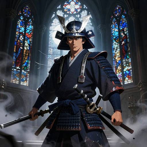 Moonlit Ronin in Shattered Cathedral