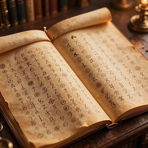 Mystical Numbers on Ancient Scrolls