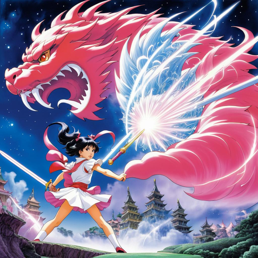 Epic Battle: Magical Girl vs. Giant Monster