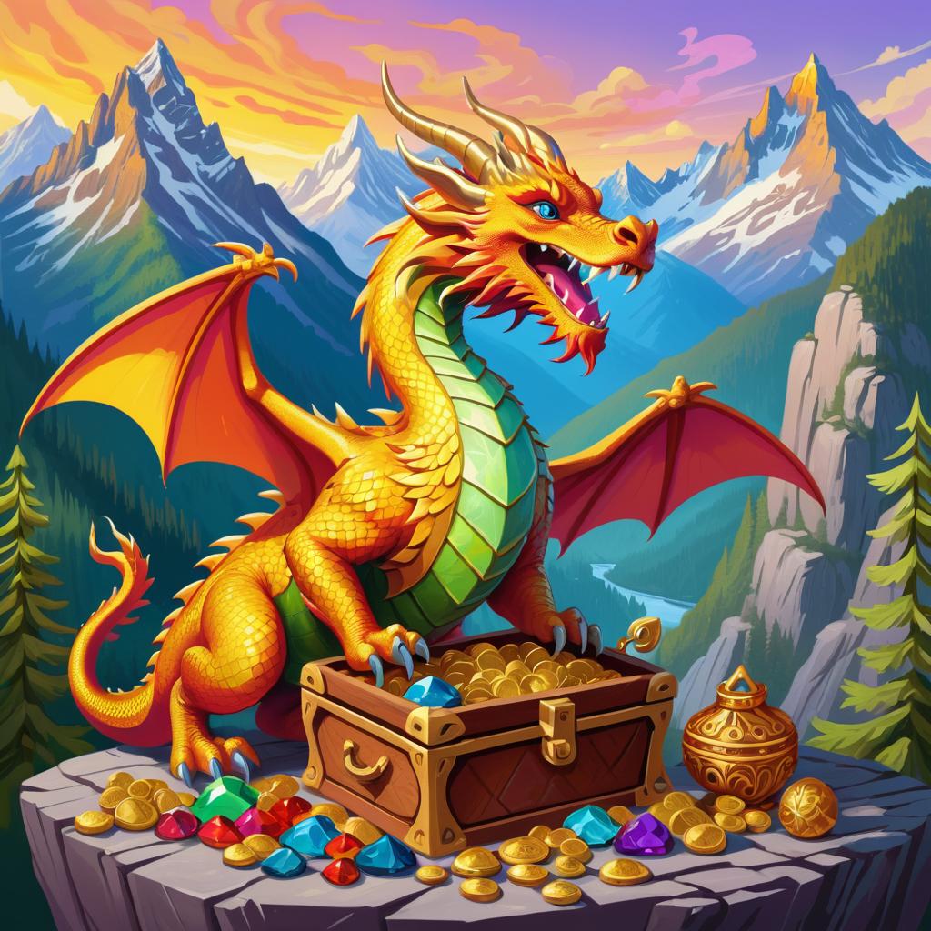 Joyful Dragon and Ancient Treasures