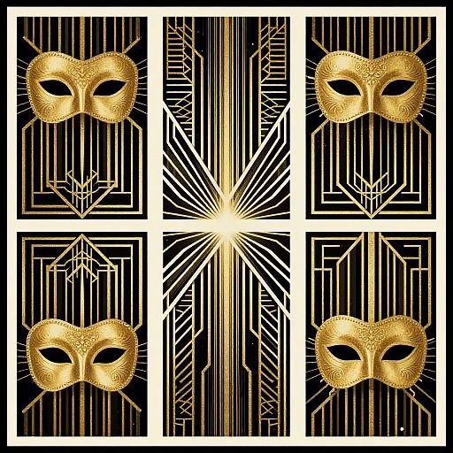 Elegant Art Deco Vintage Posters