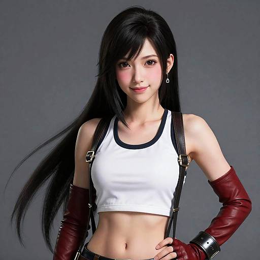 Tifa Lockhart Inspired Cosplay Portrait