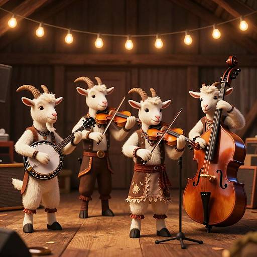 Bohemian Goat Folk Band on Stage