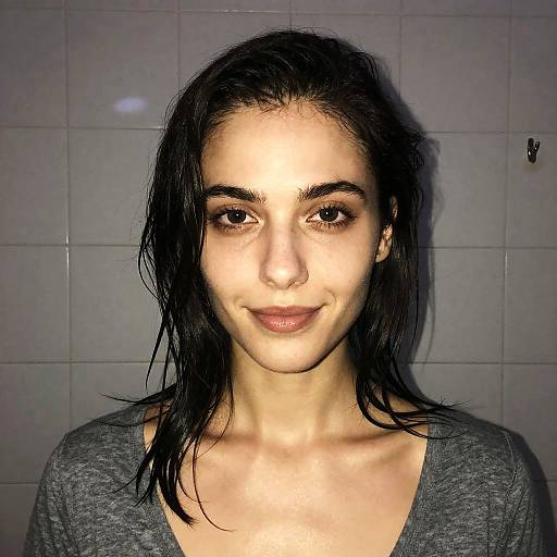 Portrait of Woman with Wet Hair