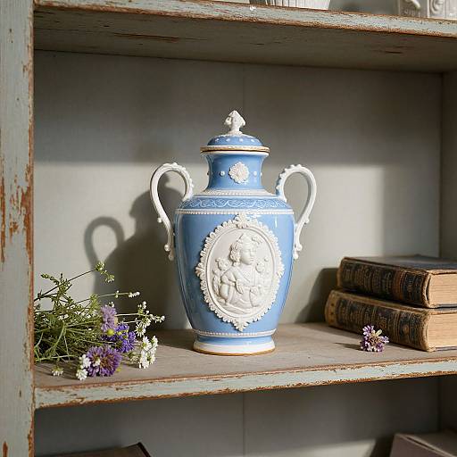 Wedgewood Pottery in Vintage Setting