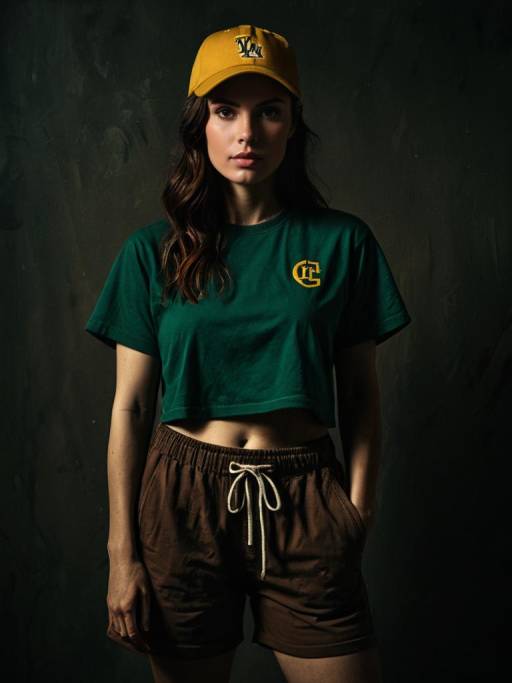 Sporty Casual Woman in Relaxed Outfit