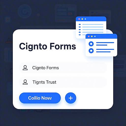 Cognito Forms Login Screen Illustration