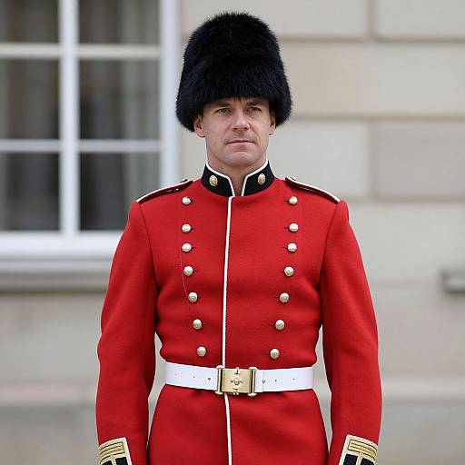 British Redcoat Soldier in Uniform