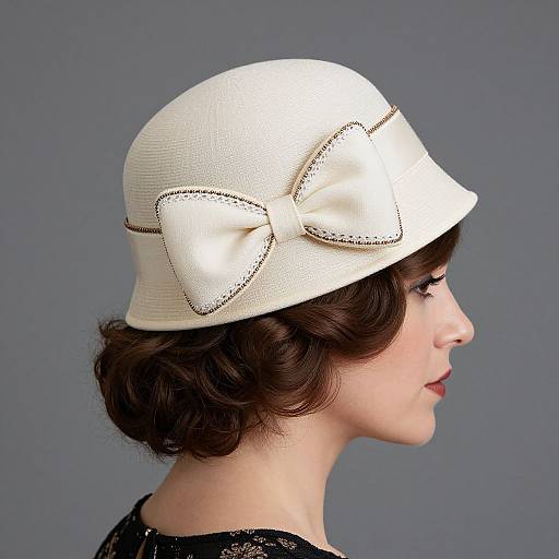 Elegant 1920s Cloche Hat Style