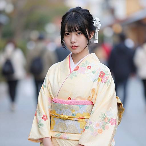 Realistic Shizuku in Kimono Costume