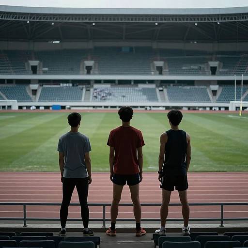 Silent Anticipation in Empty Stadium