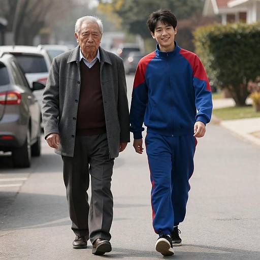 Walking in the Suburban Sunshine