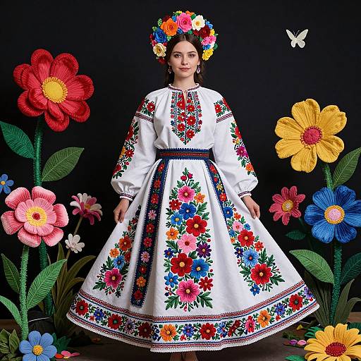 Ukrainian Vyshyvanka Fashion Portrait