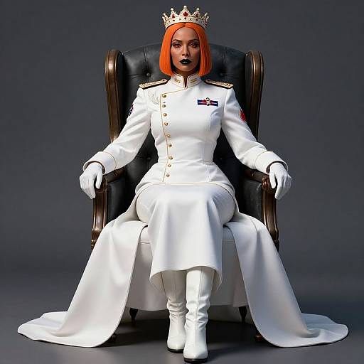 Regal Female Military Techwitch Queen