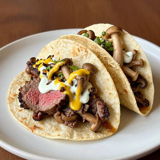Gourmet Wagyu Steak Taco Delight