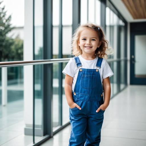 Portrait of a Smiling Toddler Girl
