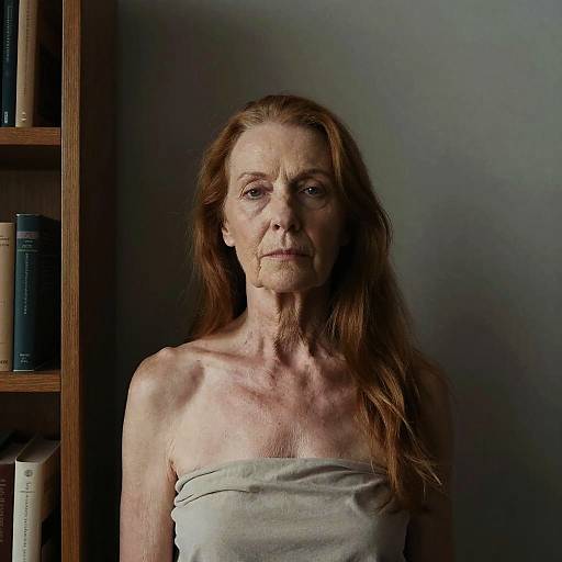 Intimate Fine Art Portrait in Library