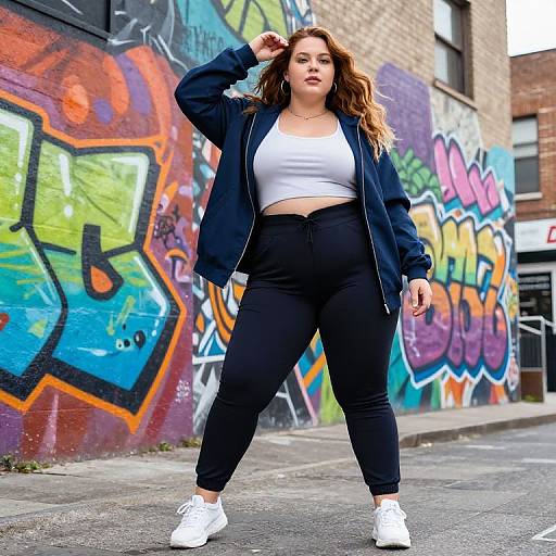 Plus Size Urban Streetwear Editorial