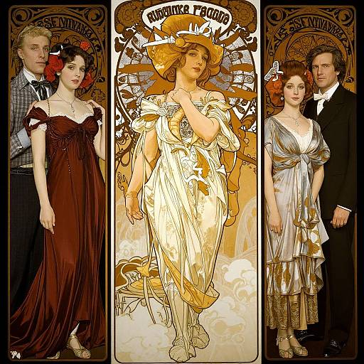 Regal Fantasy Portrait with Camera Flash