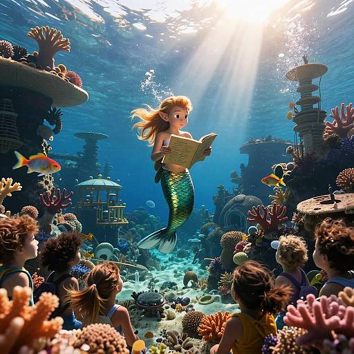 Merfolk Cartographer Reveals Ancient Ocean Currents