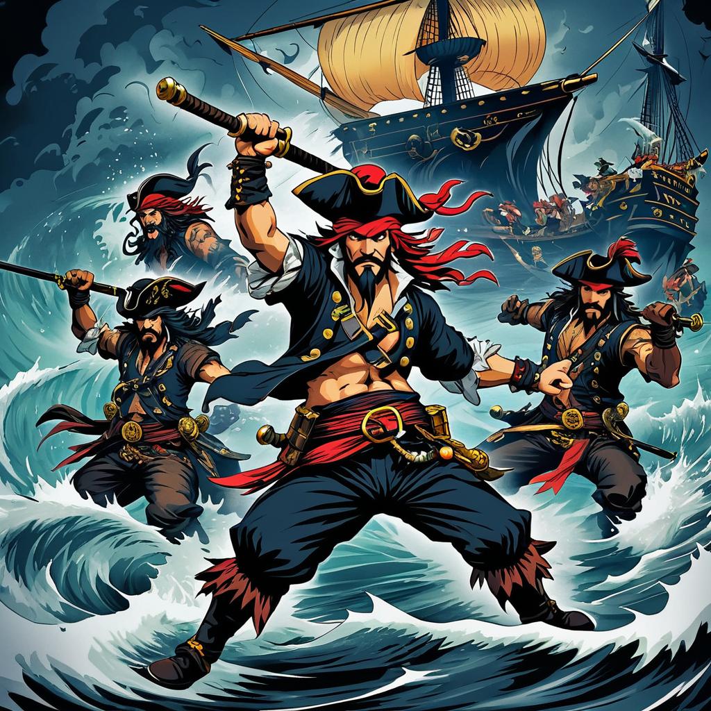 Energetic Pirates in a Stormy Battle