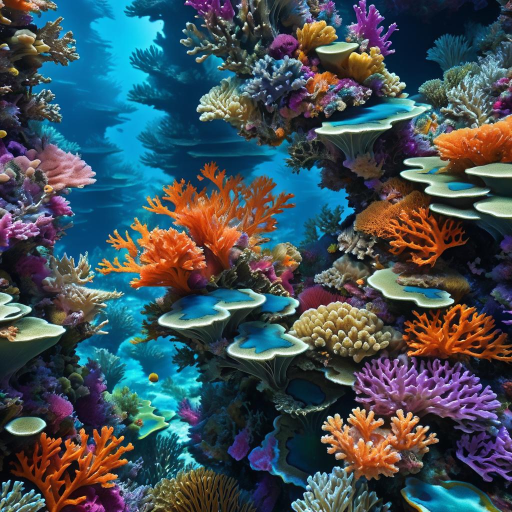 Intricate Underwater Coral Photography Masterpiece