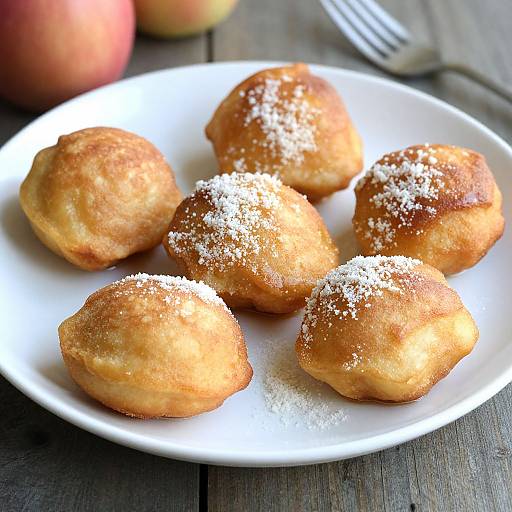 Warm Delectable Apple Fritters