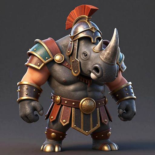 Gladiator Rhino Box Fighter Concept