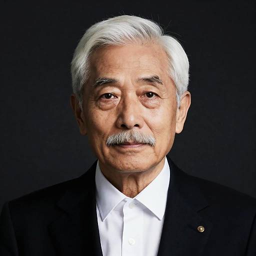 Distinguished Elderly Gentleman Formal Portrait