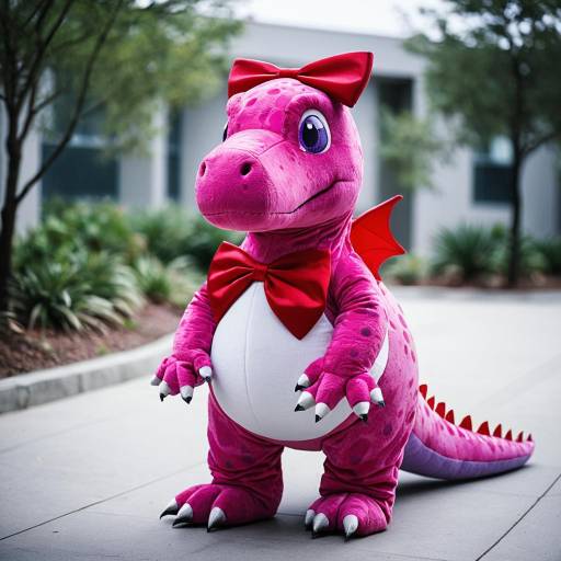 Colorful Birdo Cosplay with Bow