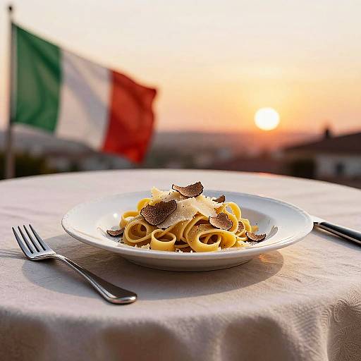 Italian Dinner with Truffle Tagliatelle