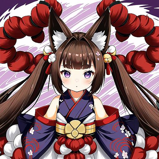 Illustration of Amagi-chan (azur lane), azur lane in the style of Rifyu