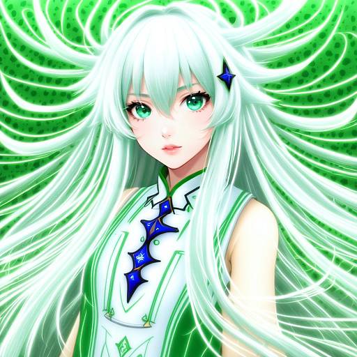 Illustration of Altina orion, eiyuu densetsu in the style of Zetsumame