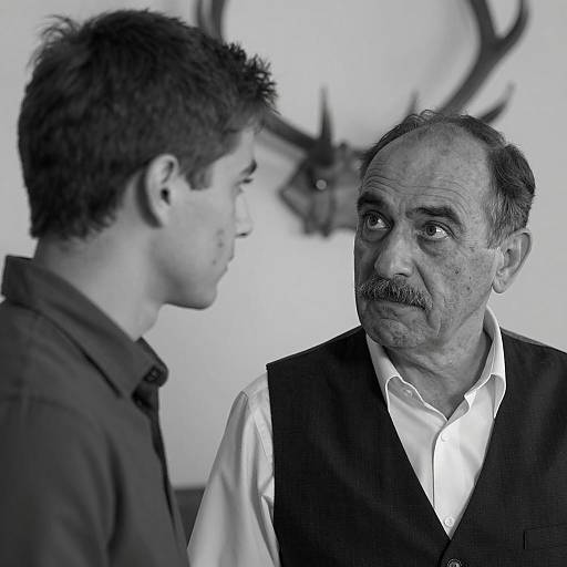 Serious Expressions in Black and White