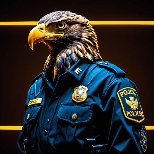Eagle in Police Uniform