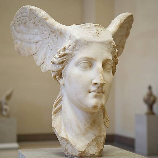 Winged Victory of Samothrace Marble Head