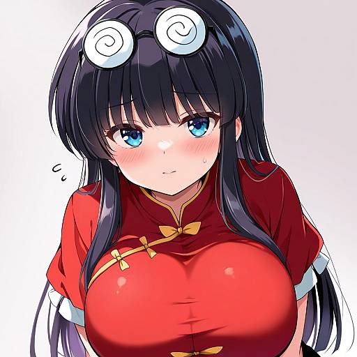 Illustration of Mousse (ranma 1/2), ranma 1/2 in the style of Kujou danbo