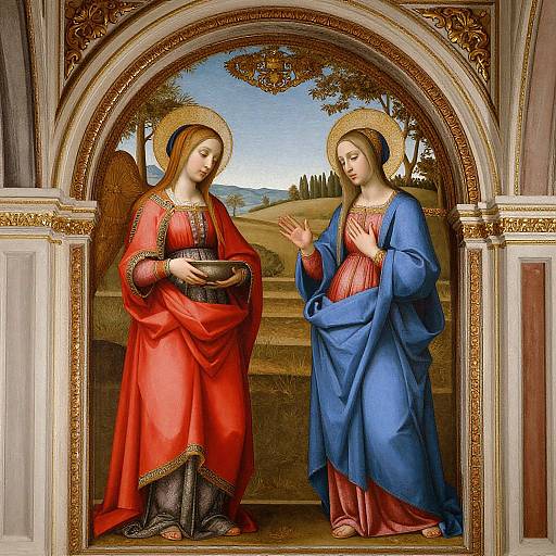 Fra Angelico's Virgin Annunciate Scene