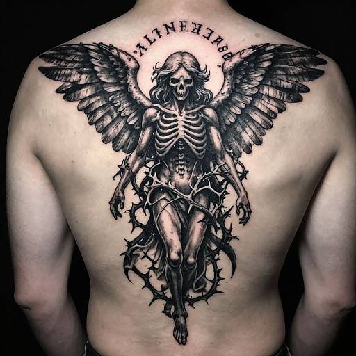 Celestial Angel of Death Tattoo