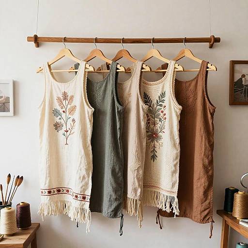 Artisan Workshop with Embroidered Ropas