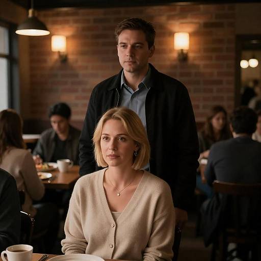 Warm Atmosphere in a Cozy Restaurant