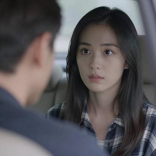 Intense Indoor Portrait of Two People