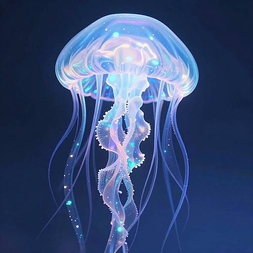 Futuristic Jellyfish Hair Style